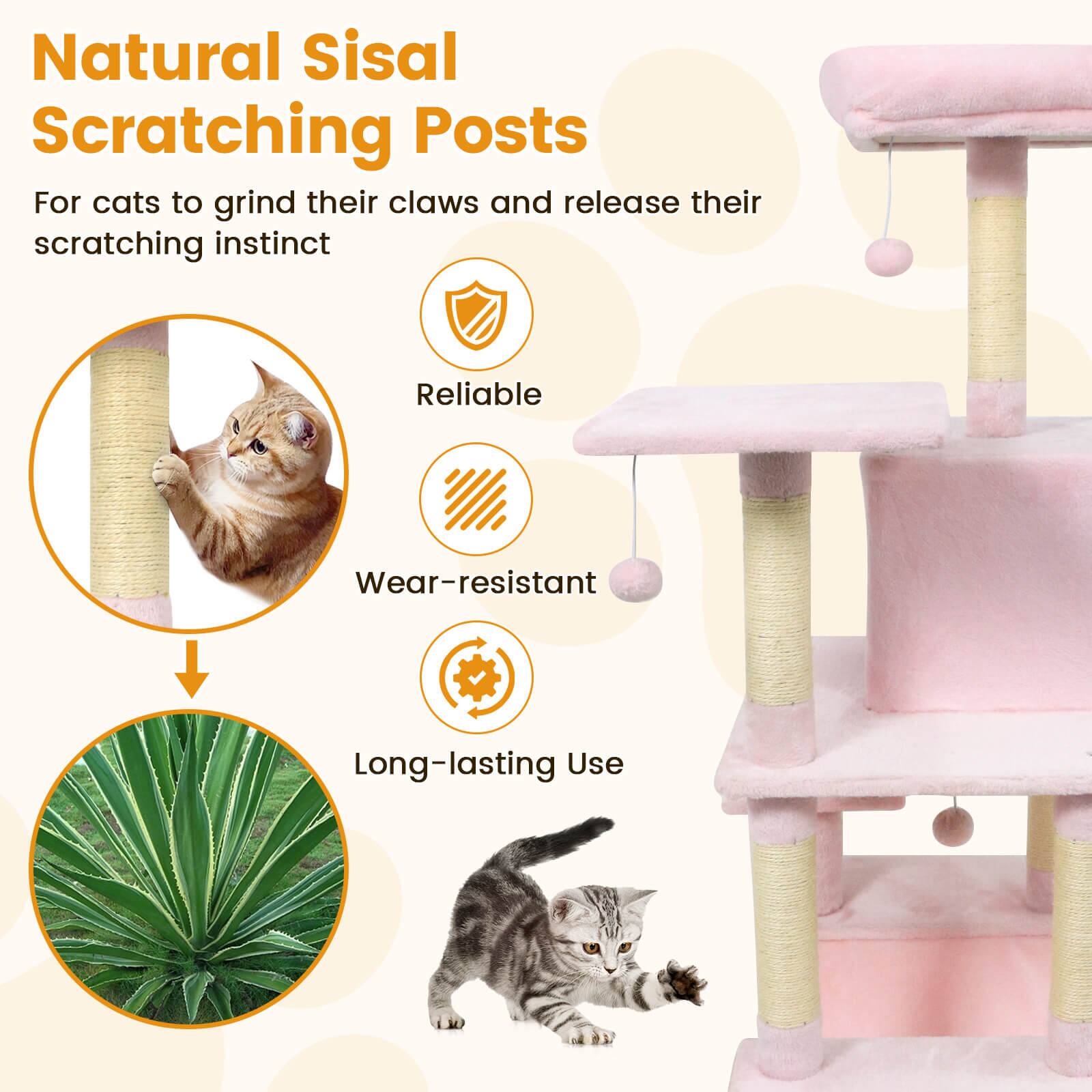 Natural Sisal Scratching Posts

For cats to grind their claws and release their scratching instinct

- Reliable
- Wear-resistant
- Long-lasting Use