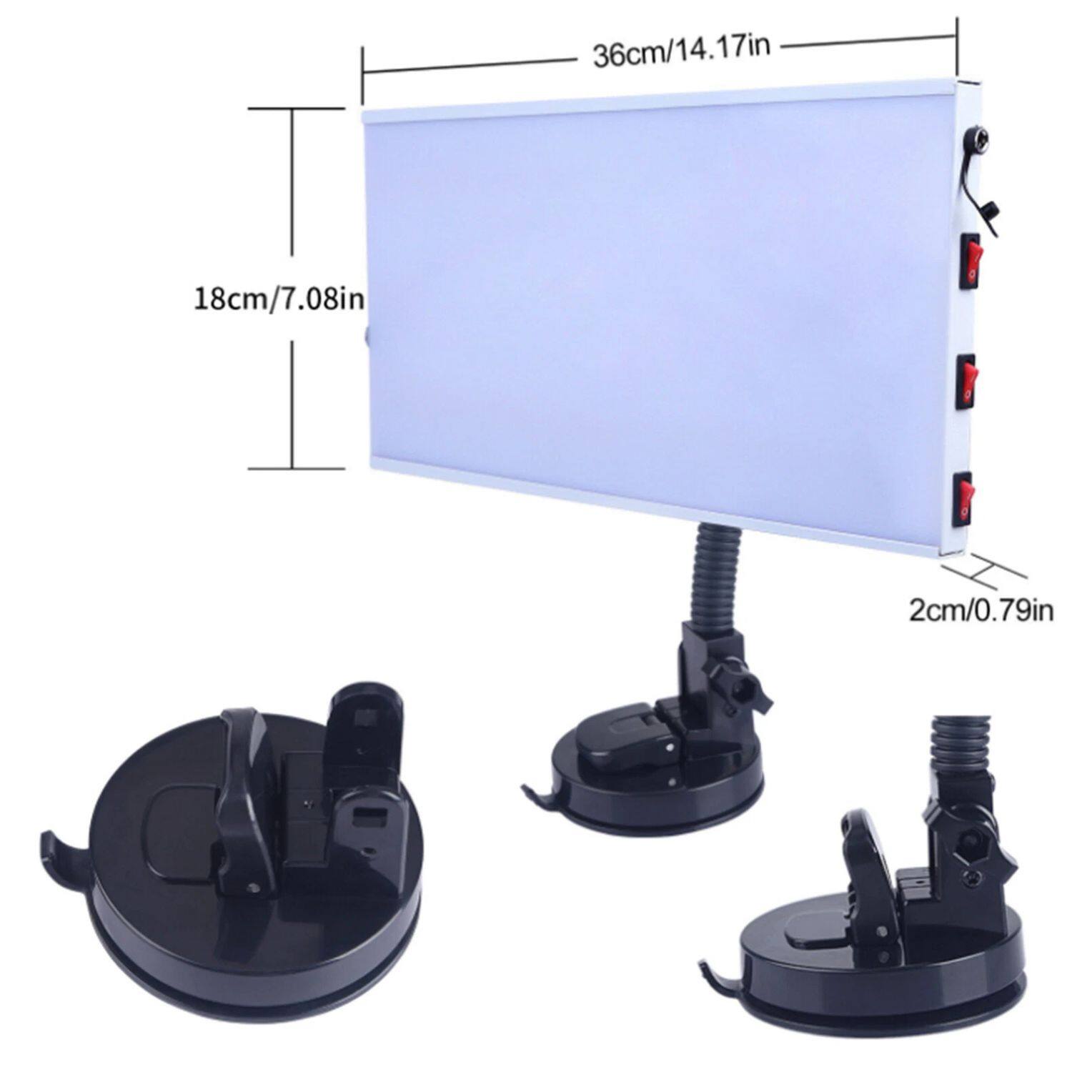 36cm/14.17in  
18cm/7.08in  
2cm/0.79in