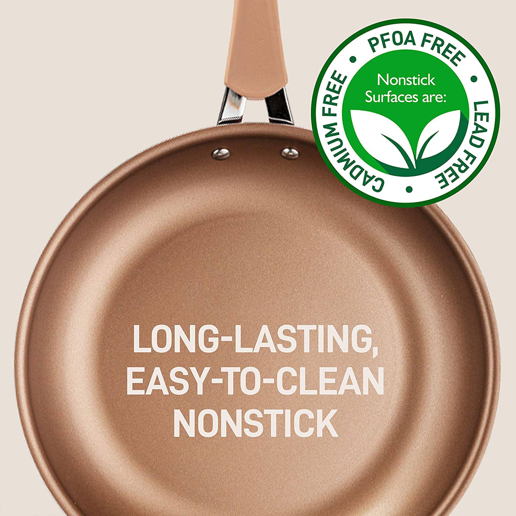 PFOA FREE Nonstick Surfaces are: LEAD CADMIUM FREE LONG-LASTING, EASY-TO-CLEAN NONSTICK