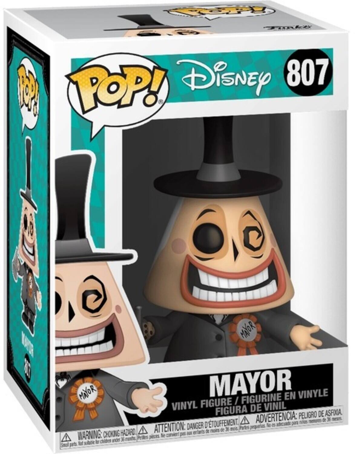 Disney 807 2 POP! MAYOR MAYOR MAYOR FIGURINE EN VINYLE FIGURE I VINYL FIGURA DE VINIL PELIGRO DE ASFIXIA TOUFFEMENT ADVERTENCIA: para nos menores de 36 meses DANGER D pequeas. N is adecsado HAZARD ATTENTION: entants de noirs de 36 mos. Partes WARNING: CHOKING Petiles pieces Ne convient pas t chiden ander 36 5mal pats Tot suboir