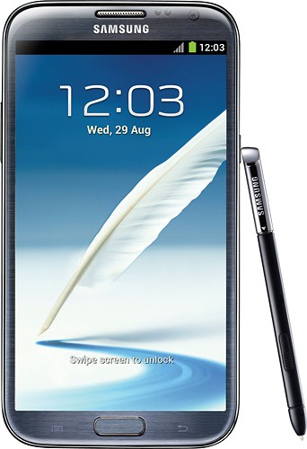  Samsung - Galaxy Note II N7100 Cell Phone (Unlocked) - Gray