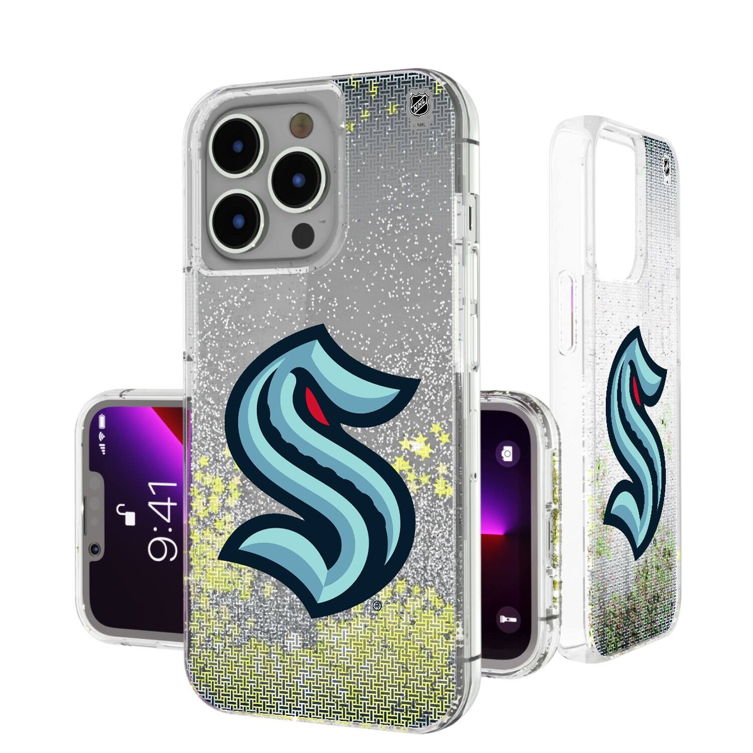 Keyscaper - NHL - Seattle Kraken Linen Logo iPhone Glitter Case - 15 Pro - Multicolor price history on PriceWatchPro