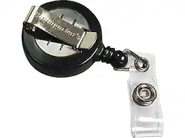 SICURIX(R) - SICURIX Badge Reels, 25/Pack - Black