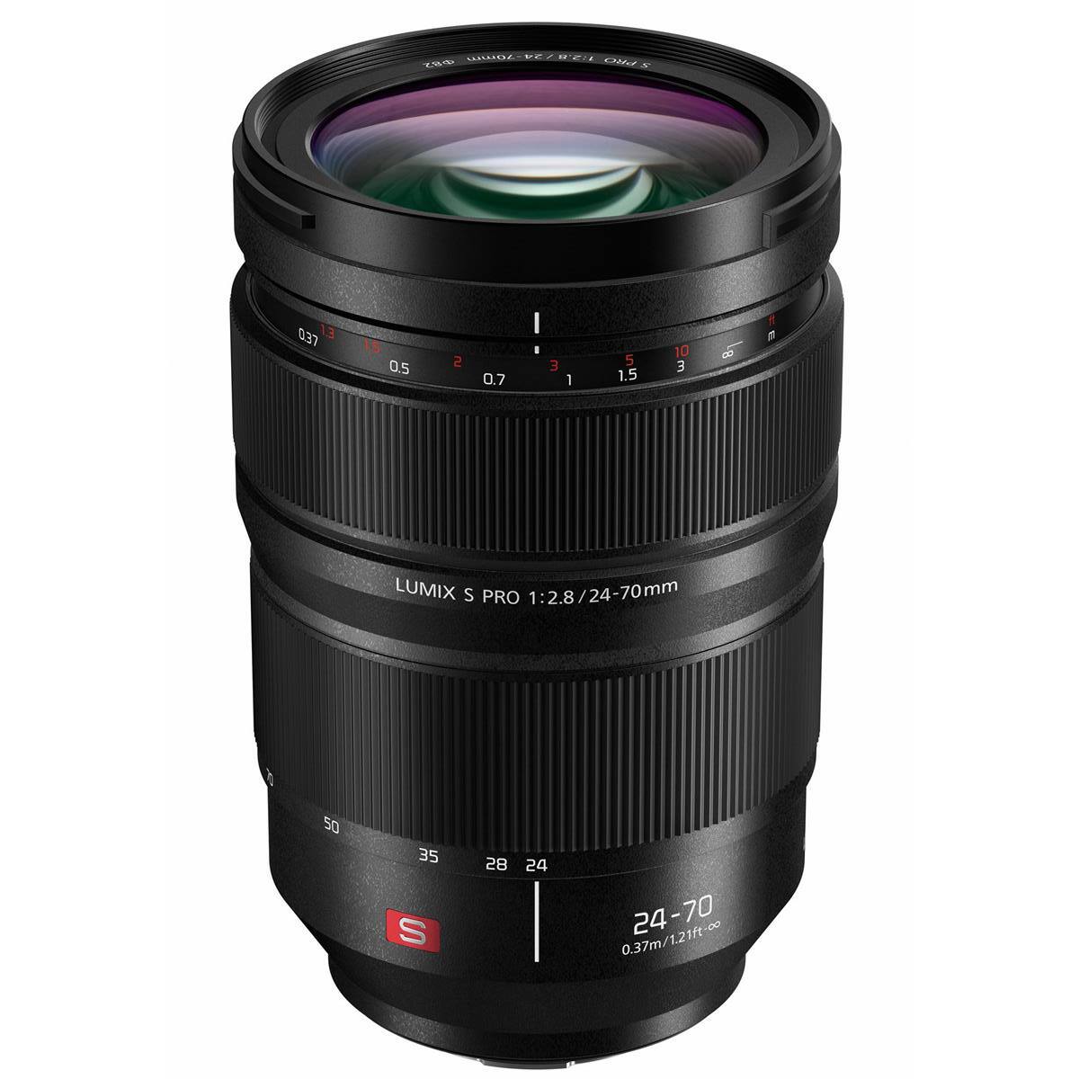 LUMIX S PRO 1:2.8 1:2.8/24-70mm  
24-70  
0.37m/1.21ft-∞