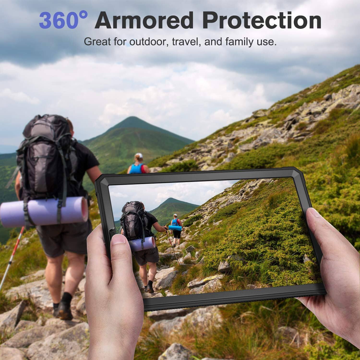 360° Armored Protection  
Great for outdoor, travel, and family use.