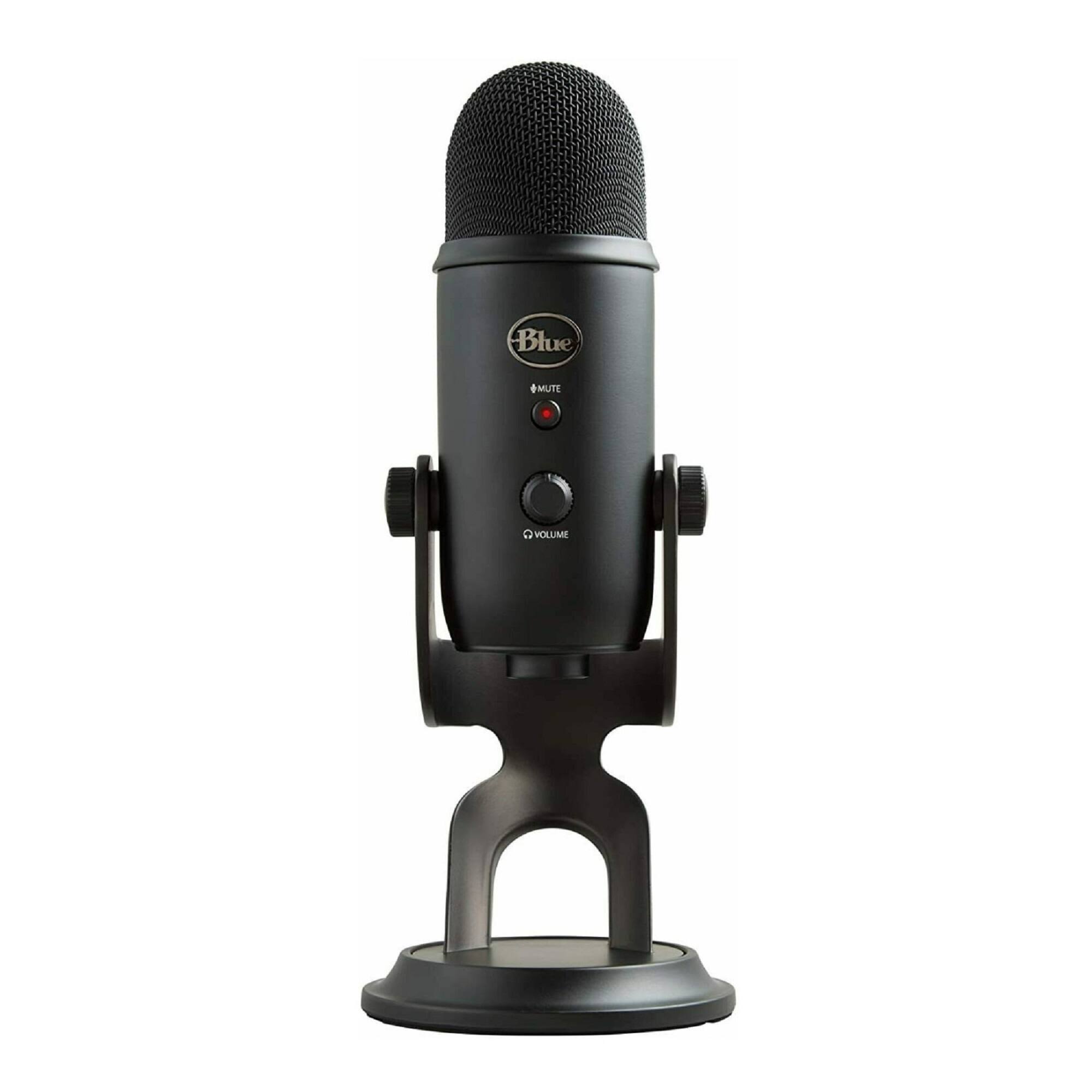 Blue Microphones Yeti USB Microphone (Blackout) with Boom Arm