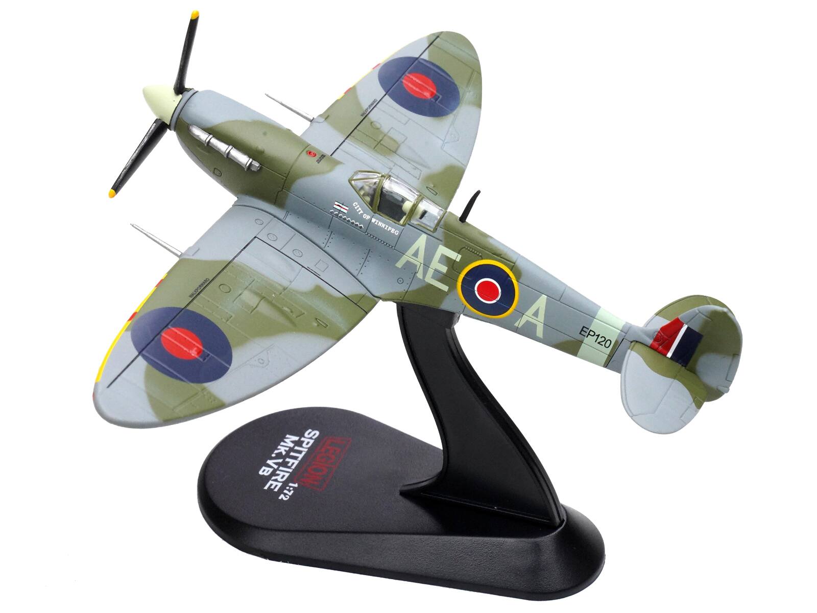 I I MUPSRRMG CITY OF WINNIPEG AE A EP120 SPITFIRE . VB 1:72 NOIDE7