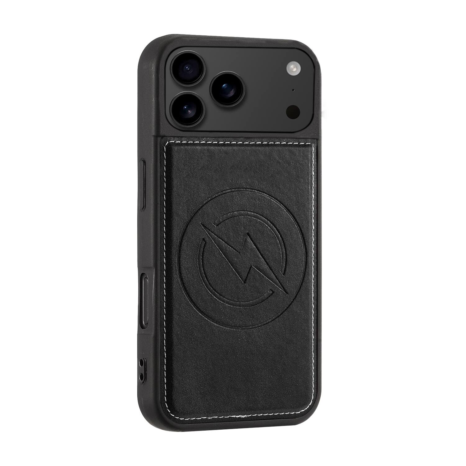 Alt View 3. Dteck - For Apple iPhone 17 Pro Wallet Case,2-in-1 Magnetic Detachable PU Leather Wallet Flip Stand Card Holder TPU Inner Cover - Black.