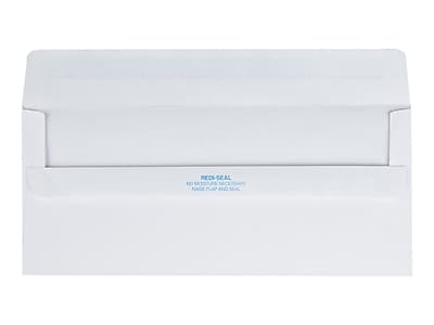 Alt View 3. Quality Park - Redi-Seal #10 Business Envelopes, 4 1/8" x 9 1/2", 500/Box - White Wove.
