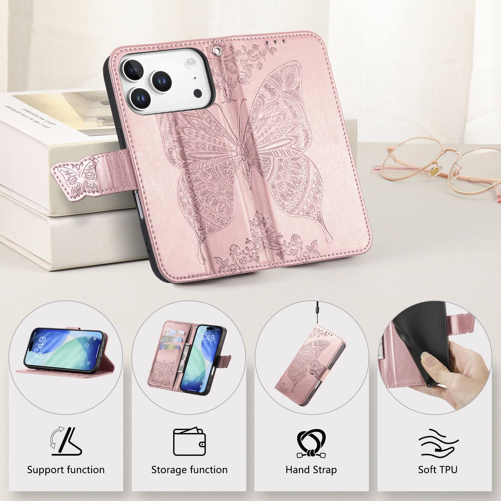 49 Support function Storage function Hand Strap Soft TPU