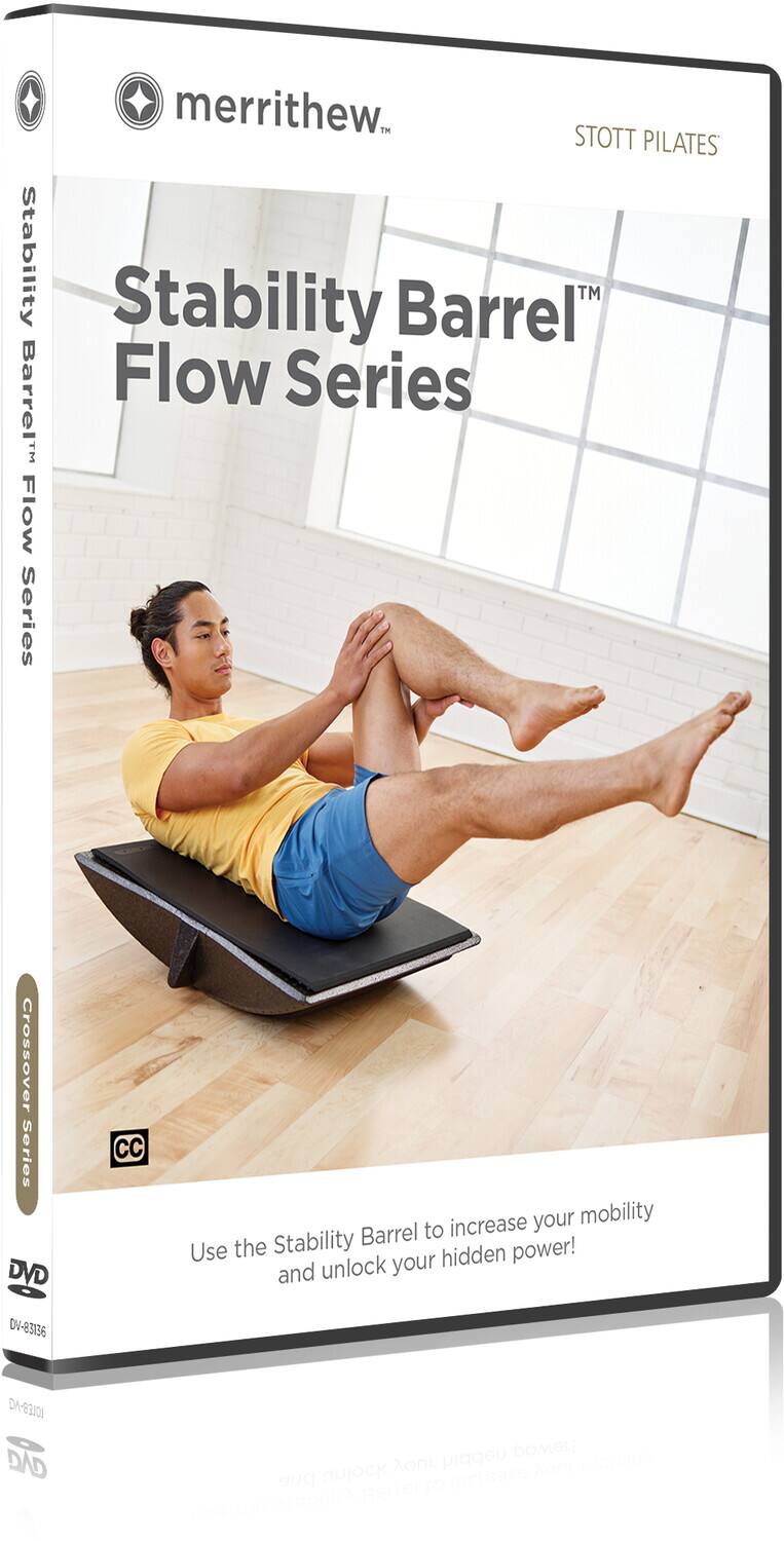Alt View 1. STOTT PILATES Stability Barrel Flow Series   - DVD.