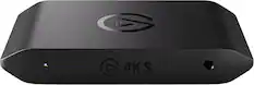 Front. Elgato - 4K S – Ext Capture 4K60, 1440p120/1080p240 Passthrough and Capture for PS5, Xbox Series X/S, Switch 2, PC, Mac, iPad - Black.