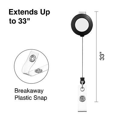 Extends Up to 33"

Breakaway Plastic Snap