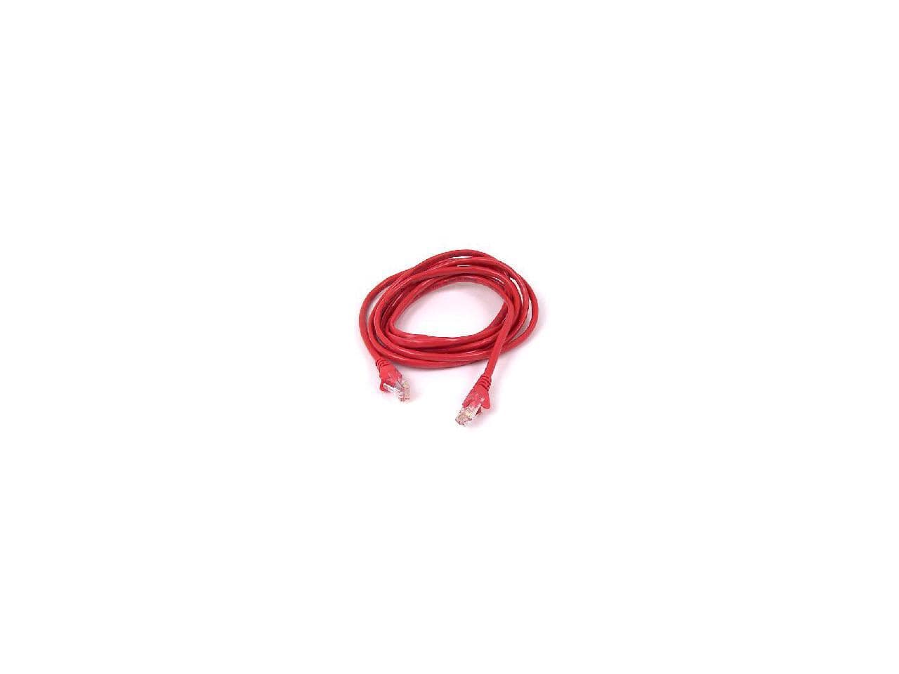 Belkin - A3L791-35-RED-S 35 ft. Cat 5E Red Snagless Molded Patch Cable