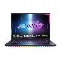 GIGABYTE - AORUS MASTER 18 - 18" 240Hz 2560x1600 WQXGA Intel Core Ultra 9 275HX - 2TB SSD - 32GB DDR5 RAM - GeForce RTX 5080 - 5-Degree Black - Front_Zoom