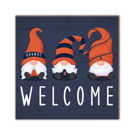 Fan Creations - Syracuse Orange 10'' x 10'' Welcome Gnomes Sign - Multicolor