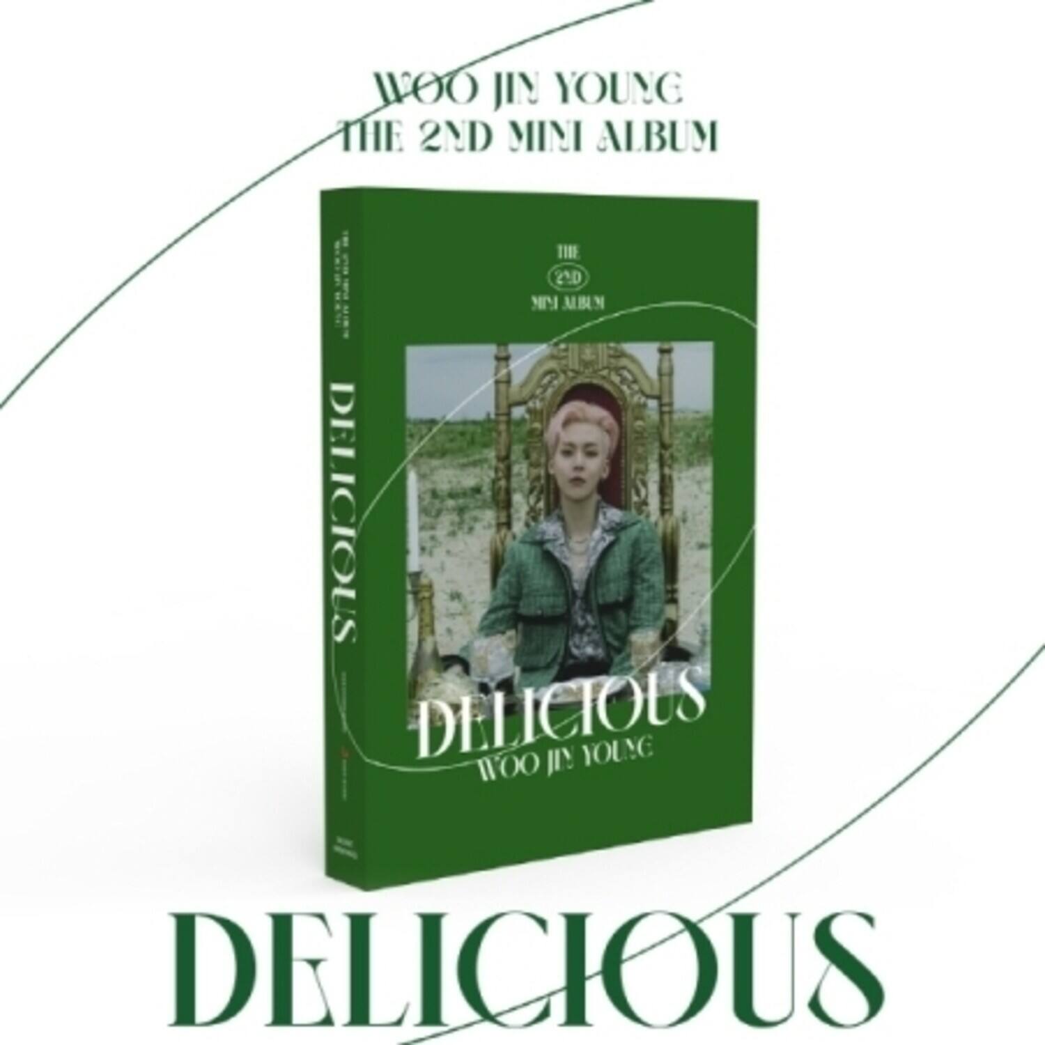 Woo Jin Young - Delicious - incl. Lyrics Paper, Message Card, Postcard, Photo Card, Polaroid, - COMPACT DISCS [CD]
