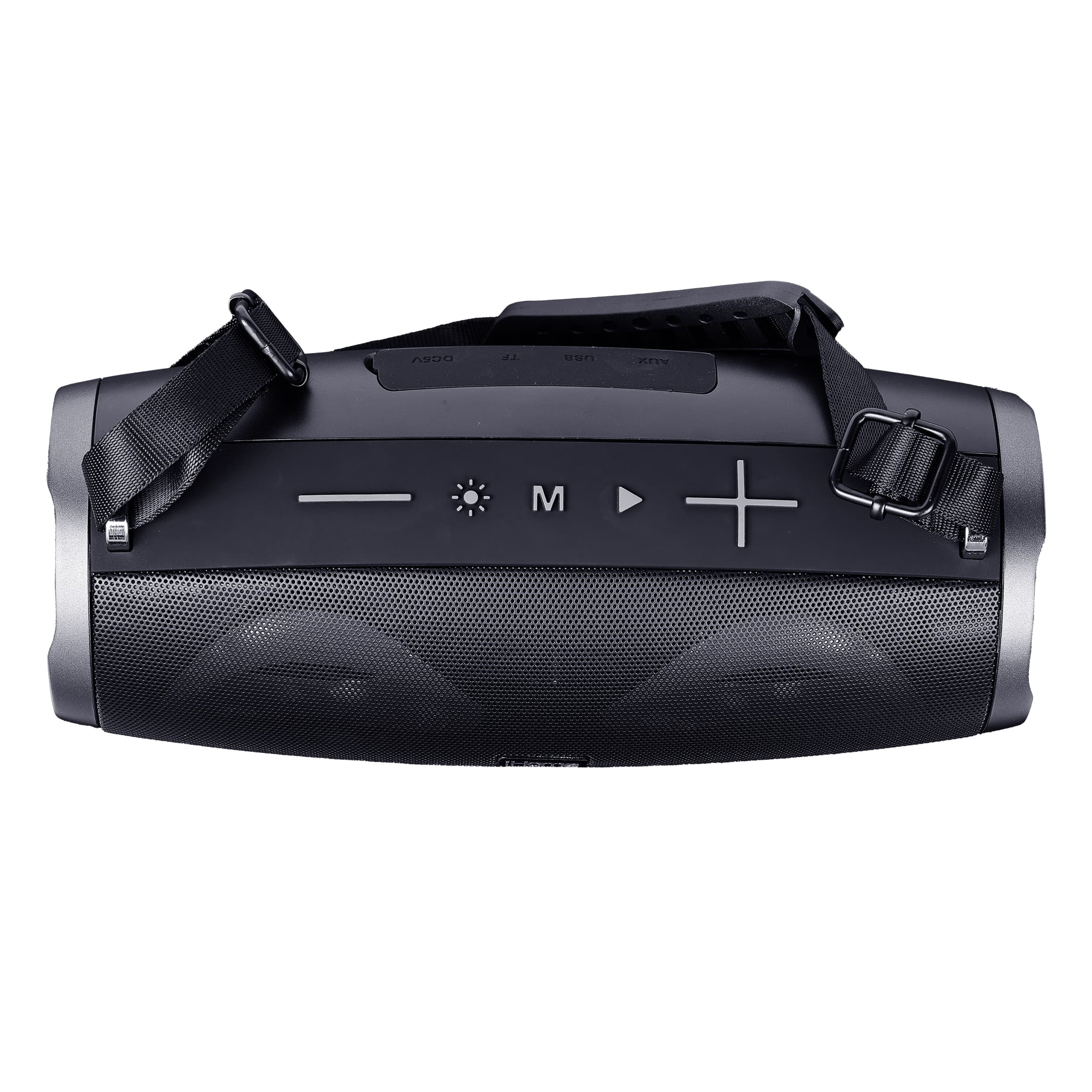 The text on the image is "M +".