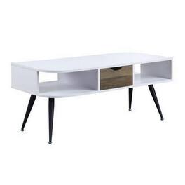 Manhattan Lane - Coffee Table with Melamine Paper Veneer Top and 1 Drawer - White