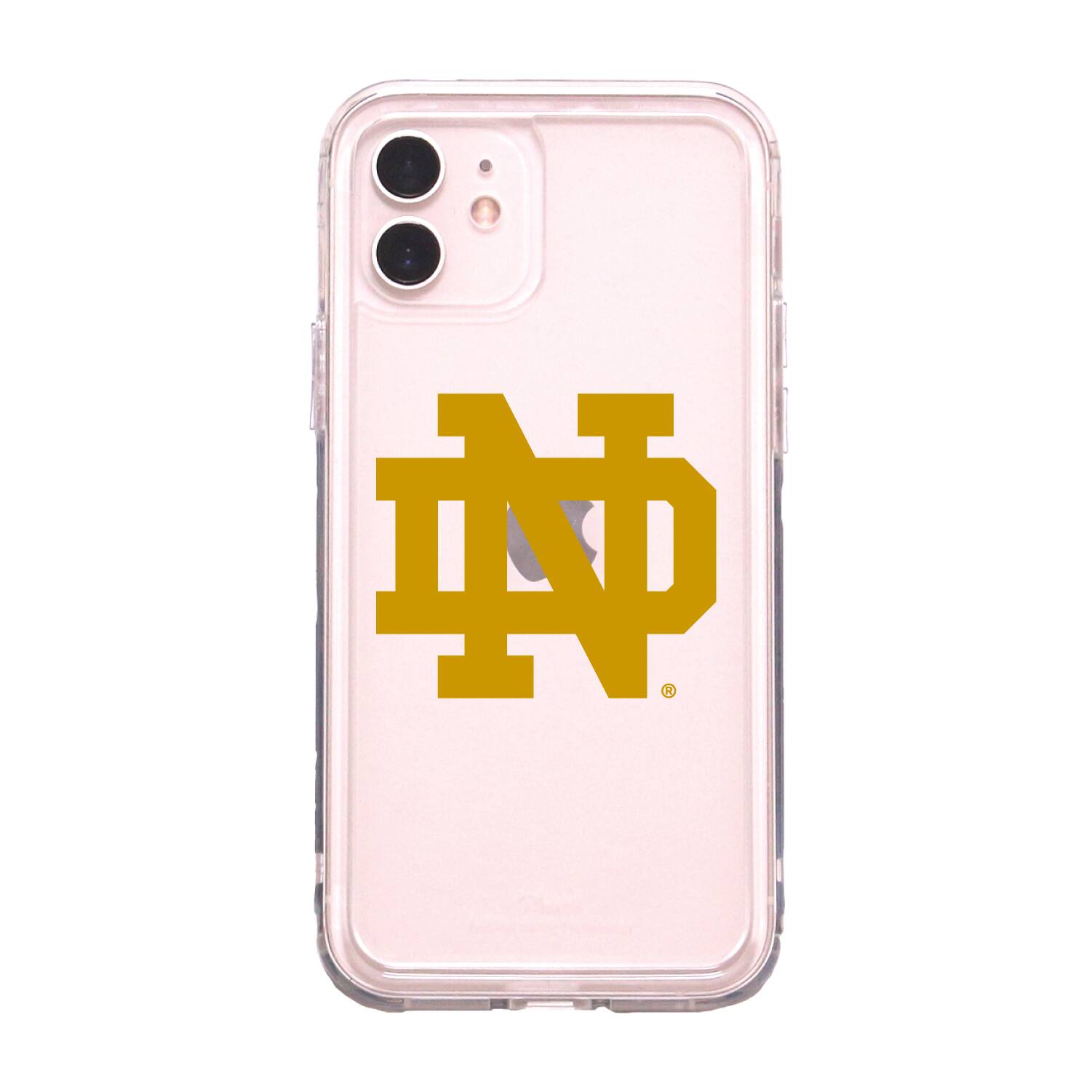 Alt View 3. OTM Essentials - Notre Dame Fighting Irish Clear Armor Phone Case - X/Xs - Multicolor.