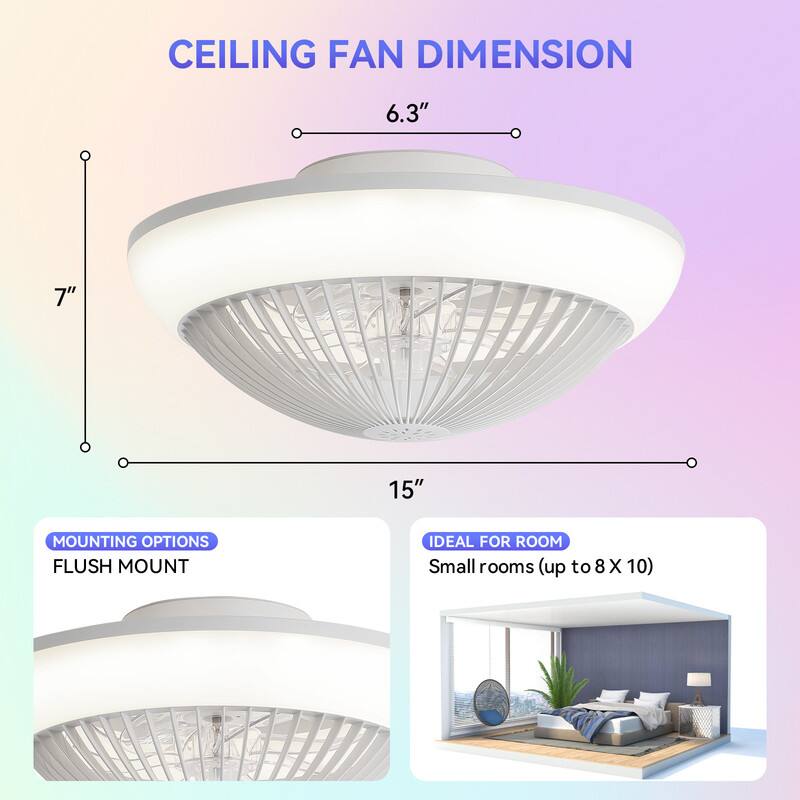 CEILING FAN DIMENSION
MOUNTING OPTIONS
IDEAL FOR ROOM