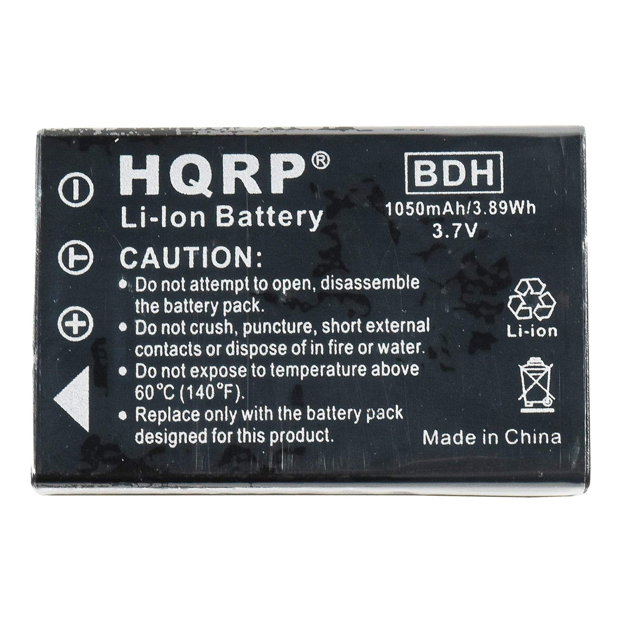 HQRP Replacement Li Ion Camera Battery 3.7 V 1050 mAh for Casio NP