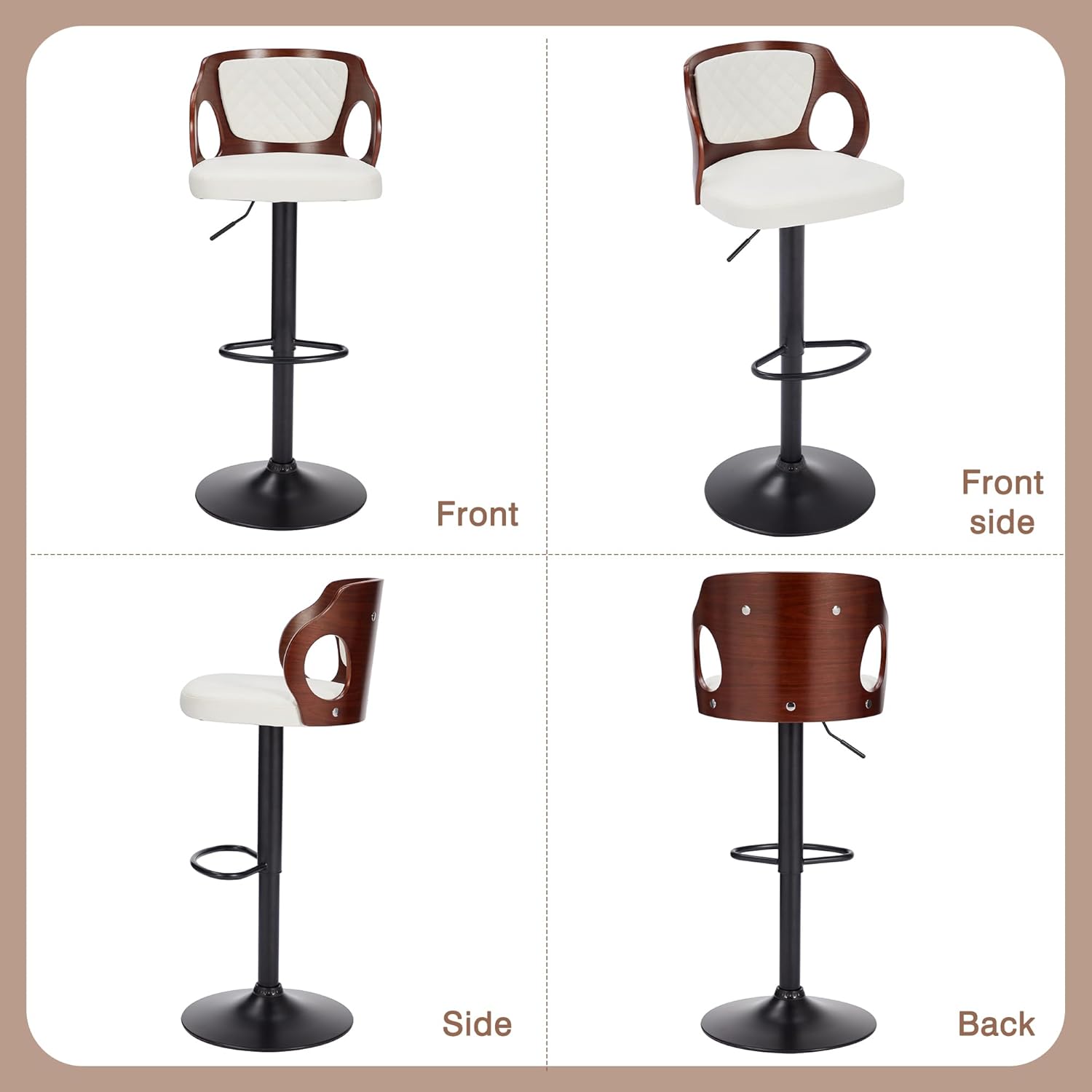 Front  
Front side  
Side  
Back