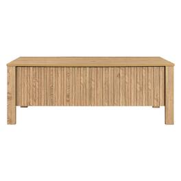 New Classic Furniture - Thayer Wood Coffee Table with Two Drawers in Natural/Beige - Brown