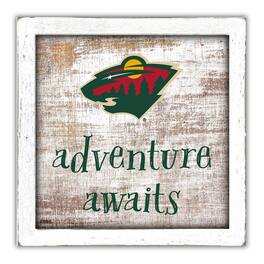 Fan Creations - Minnesota Wild 14'' x 13'' Adventure Awaits Money Box - Multicolor