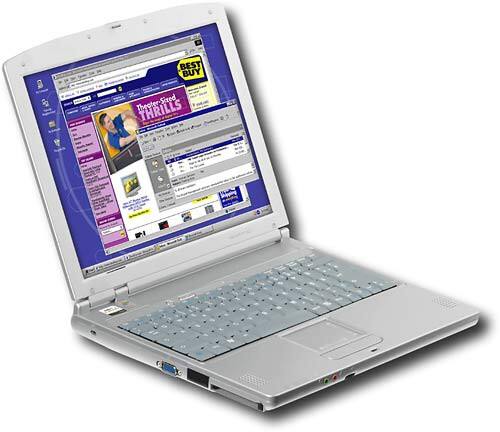 Angle Standard. Averatec - 2800+ Notebook.