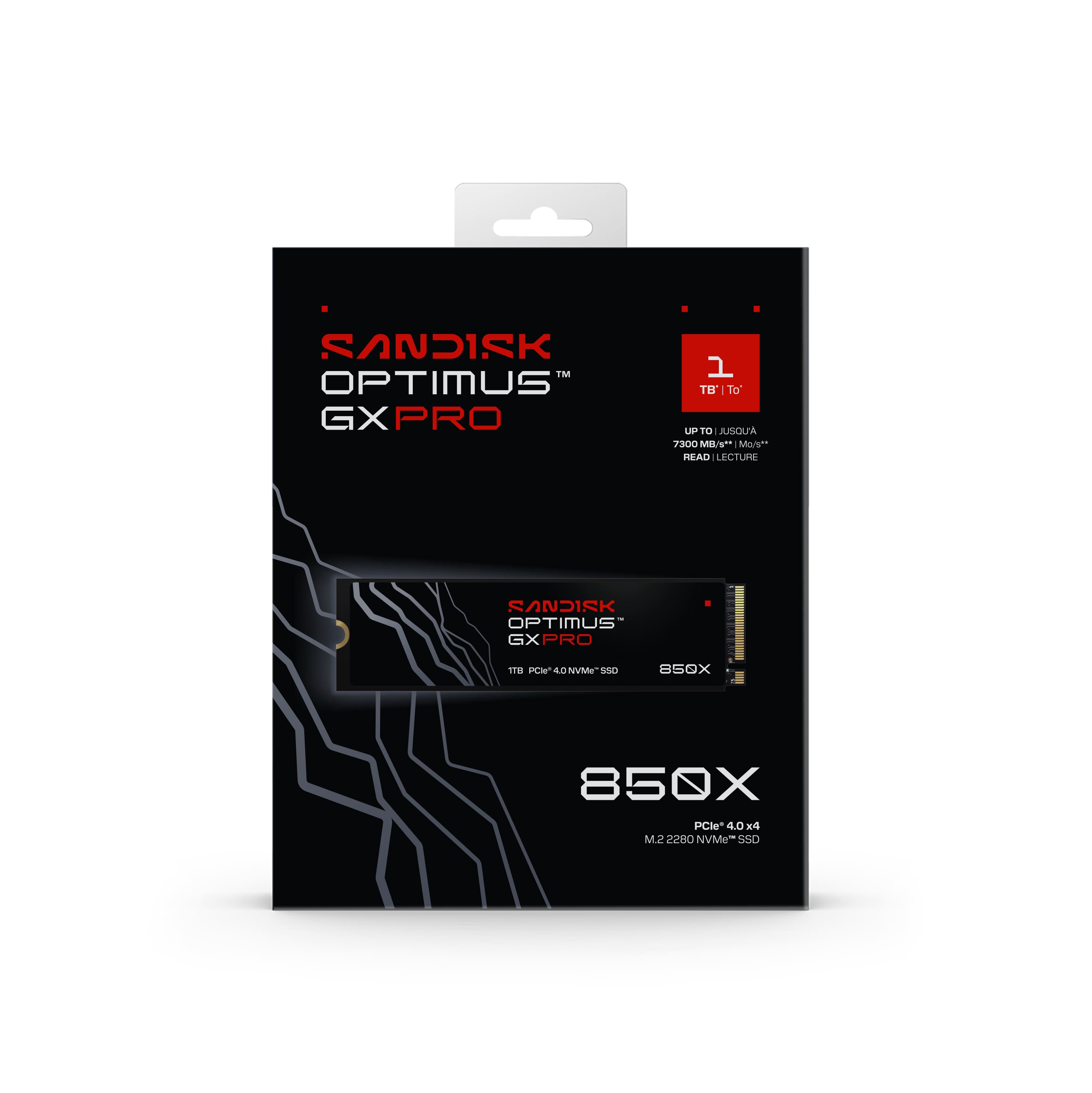 SANDISK 1TB Optimus GX PRO 850X PCIe 4.0 x4 M.2 2280 NVMe SSD