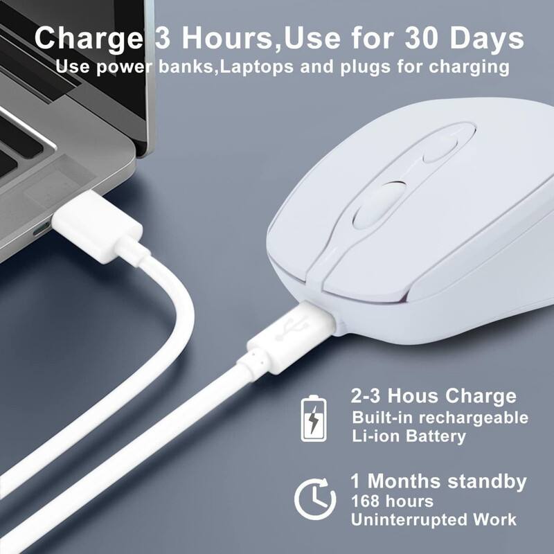 Charge 3 Hours, Use for 30 Days  
Use power banks, Laptops and plugs for charging  

2-3 Hours Charge  
Built-in rechargeable Li-ion Battery  

1 Month standby  
168 hours Uninterrupted Work