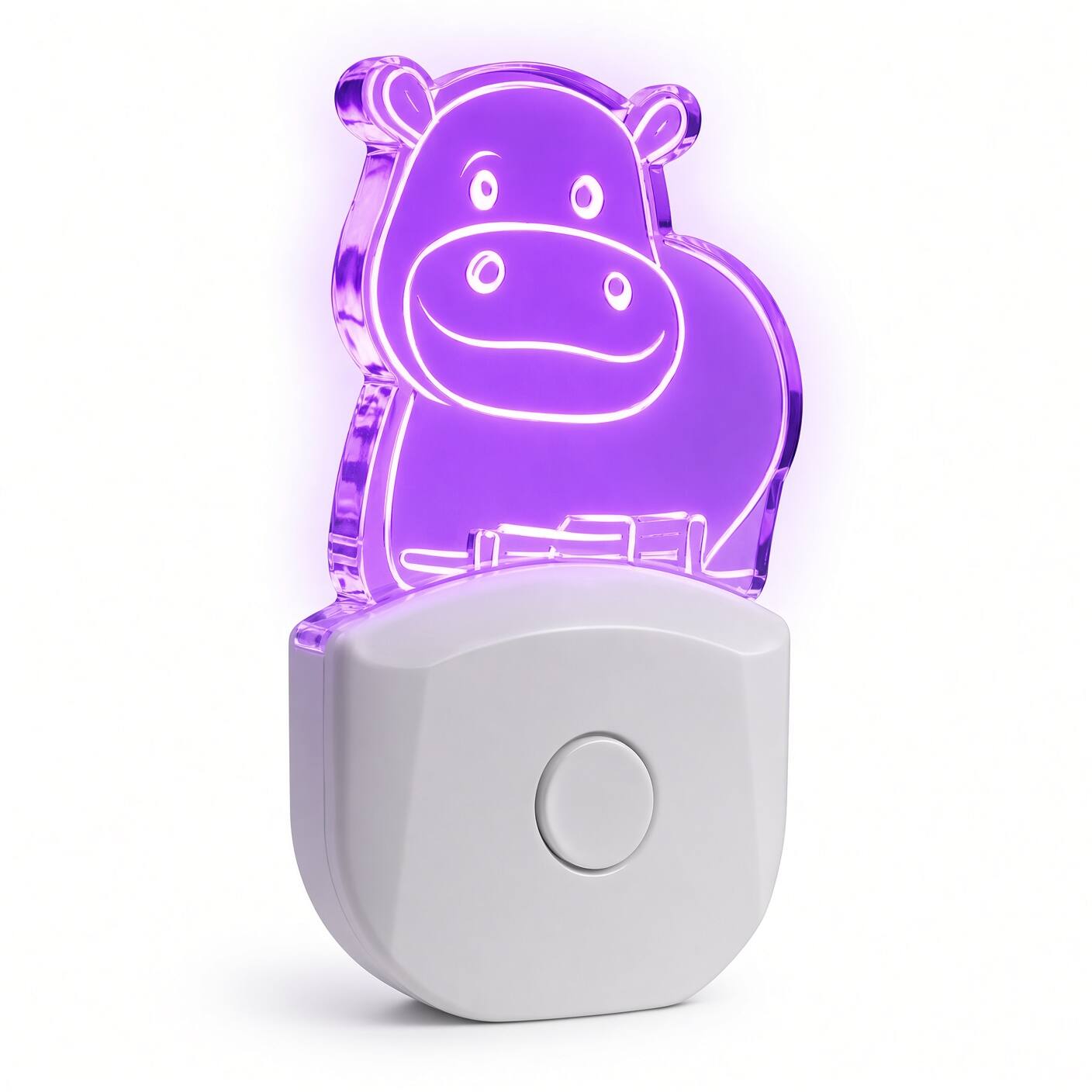 Alt View 9. MOBI - MOBI WallMate Plug-In Nightlight Safari Themed - Hippo.