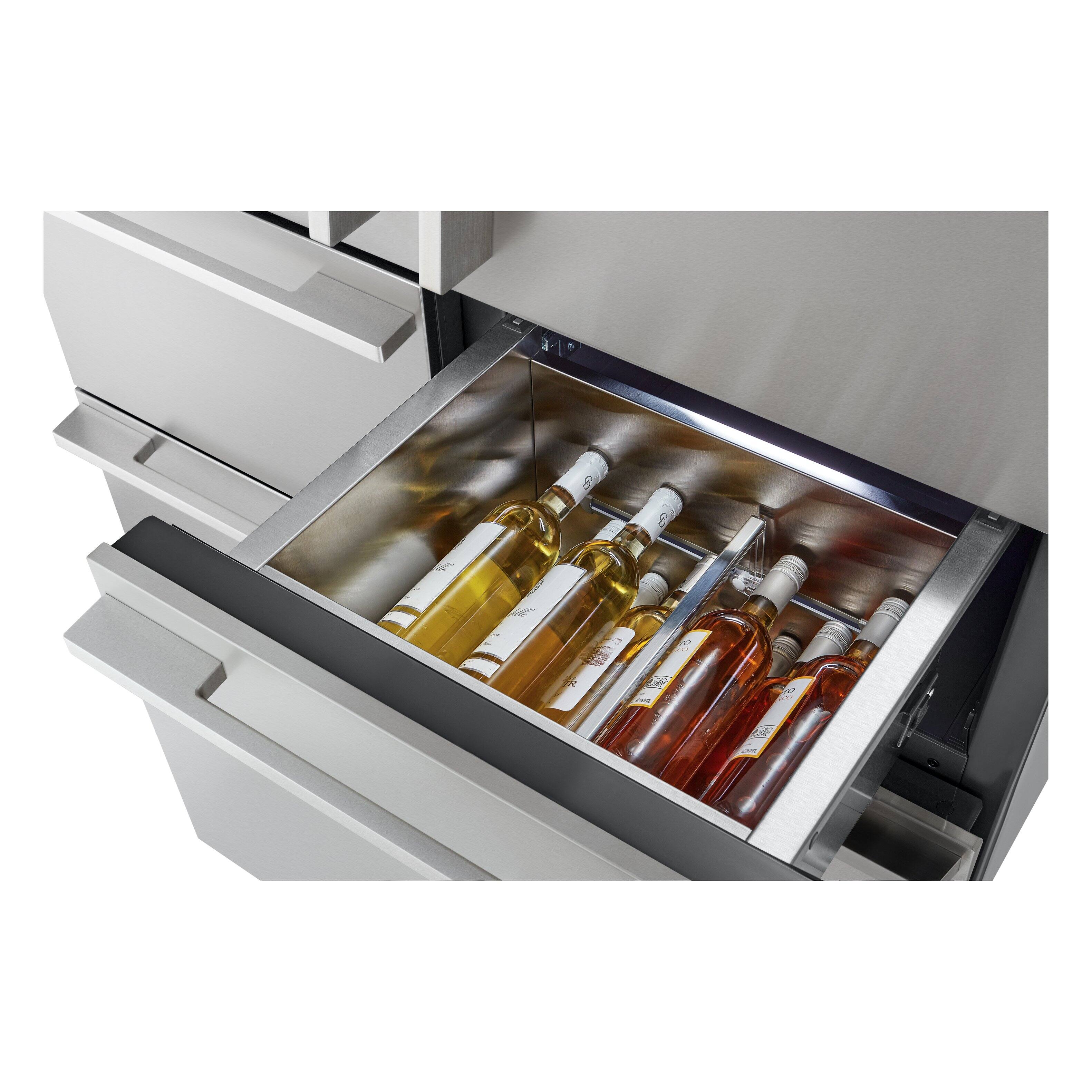 Alt View 8. SKS - 48-in Built-In French Door Refrigerator - Stainless Steel.