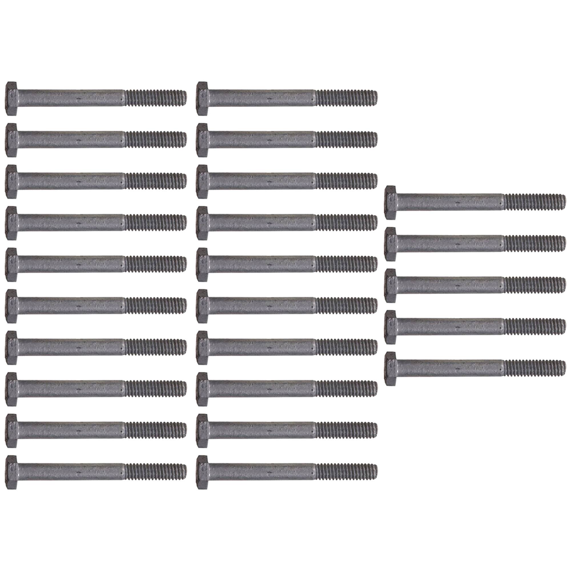 Alt View 3. Hillman - Hillman Galvanized 0.5 x 6 Inch Hex Bolts, Wood to Wood/Metal to Metal (25 Pack).