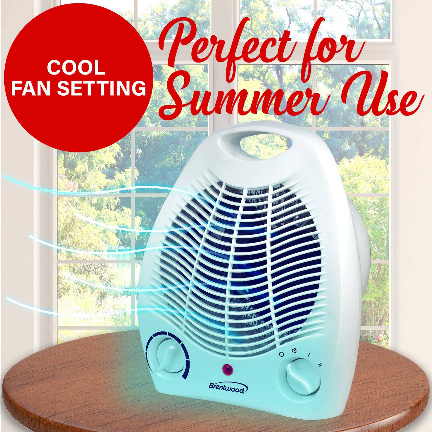 COOL FAN SETTING Perfect for Summer Use Brentwood