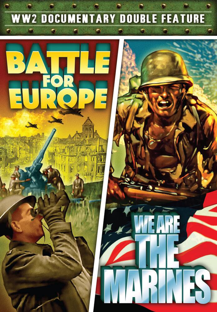 Front. World War II Documentary Double Feature: Battle for Eu - DVD.