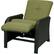 Alt View 11. Hanover - Strathmere Outdoor Reclining Armchair - Cilantro Green, Black.