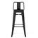 Front. Simpli Home - Rayne 30 inch Metal Bar Stool (Set of 2) - Distressed Black.