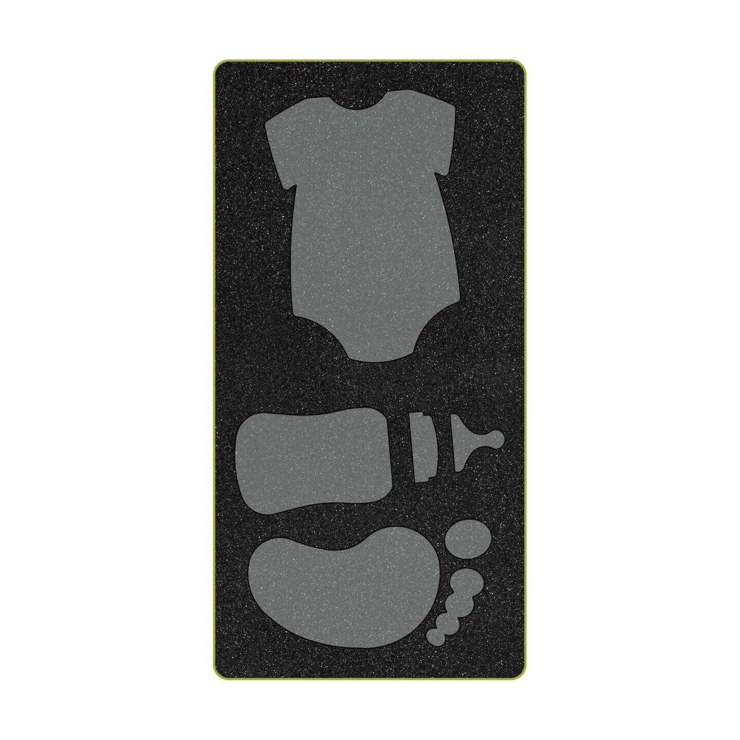 Left. AccuQuilt - Sloth Die With Mat - Multicolor.