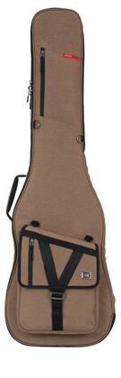 Gator - Transit Series Lightweight Bass Guitar Gig Bag with Back Pack Straps, Weather Resistant Exterior, and Rubberized Bottom - Tan
