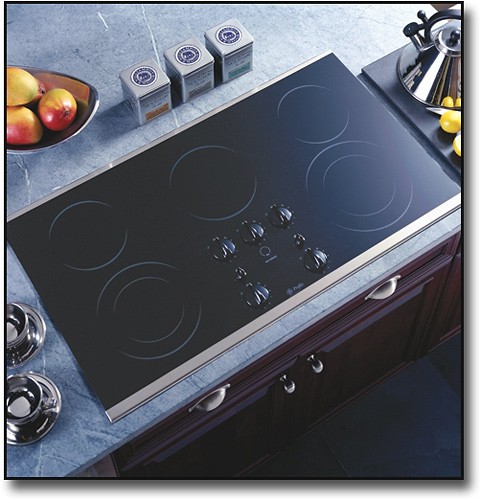 Best Buy Ge Profile 36 Built In Electric Cooktop Black Jp970skss