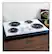 Front. GE - 30" Built-in Electric Cooktop - White.