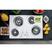 Alt View 12. GE - 30" Built-in Electric Cooktop - White.