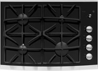 Front. GE - Profile Series 30" Built-In Gas Cooktop.