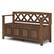 Angle. Simpli Home - Amherst Entryway Storage Bench - Rustic Natural Aged Brown.