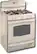 Angle Standard. GE - Profile 30" Self-Cleaning Freestanding Gas Range - Bisque-on-Bisque.