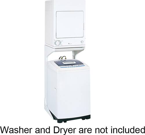 Angle. GE - Spacemaker® Laundry Stacking Kit - White.