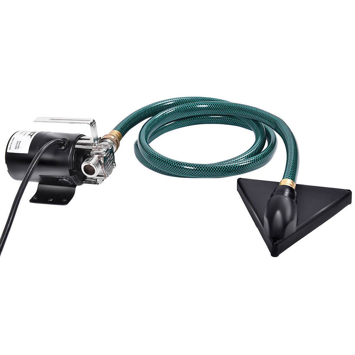 Alt View 4. Costway - Costway Electric Power Water Transfer Removal Pump 120V With Hose - Black,Sliver.