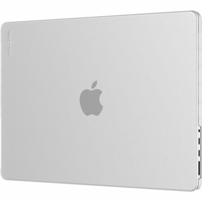 Front. Incase - Incase Hardshell Macbook Pro Case - For Apple MacBook Pro - Textured Dot Design - Clear - 14" Maximum Screen Size - Gray/Clear.